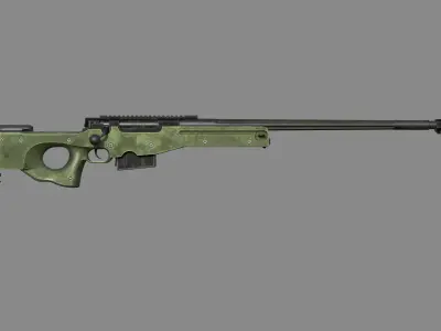 Weapon - AWM - Included Highres Low-poly 3D model