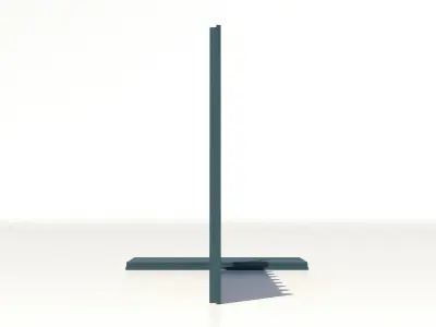 Corrugated galvanized sheets 6 low-poly Low-poly 3D model