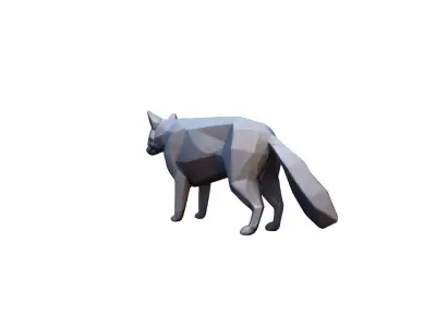 The Wolf Is A Powerful Intelligent Predator 3D model