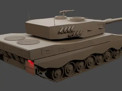 LEOPARD 2A7 Free 3D model