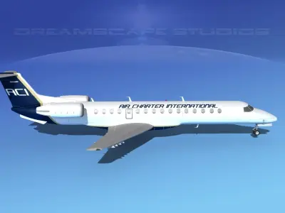 Embraer ERJ-140 Air Charter Intl 3D model