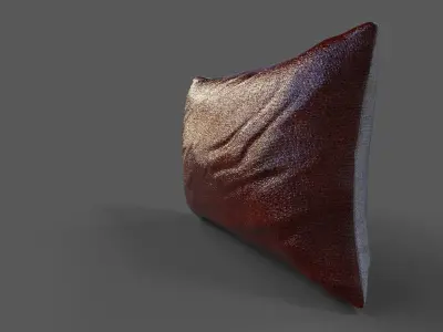 Cushion furniture Low-poly 3D model 3