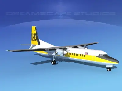 Fokker F-60 MSA 3D model