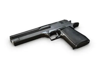 Low poly weapons pack collection 3D model