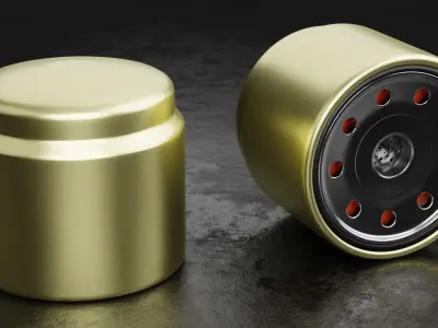 Car Filter Type A 3D model