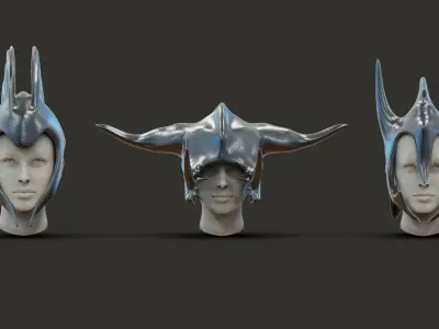 50 Models Of Warrior Helmet-Helmet Military -Army-Weapons-Vol 01 Low-poly 3D model