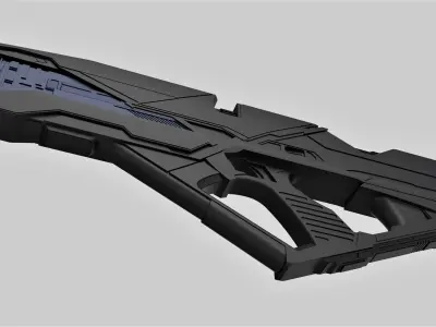 Vengeance Rifle from the movie Star Trek Into Darkness 2013 3D model