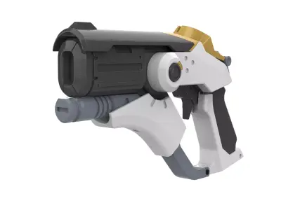 Mercy Blaster 3 Skins - Overwatch - Commercial - STL 3D print model