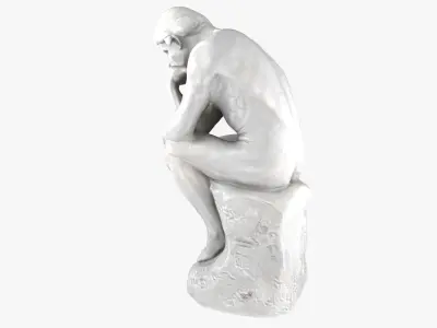 The Thinker Sculpture 3D model