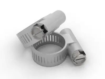 Pair of Clamps Free 3D model