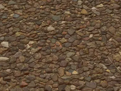 Gravel Cross Sections Low-poly 3D model