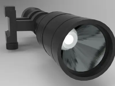 Arisaka 600 Scout Low-poly 3D model