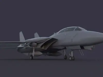 F 14 Tomcat 3D model