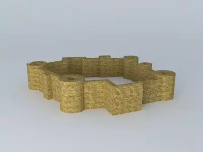 Karaman castle Free 3D model