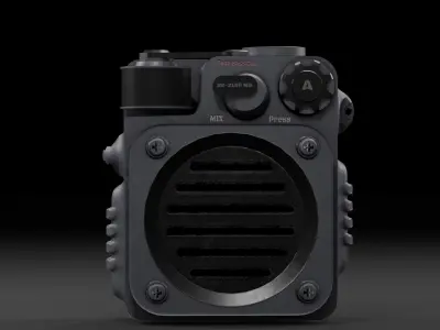 Sci Fi Gass Can Model Low Poly Game Ready Low-poly 3D model