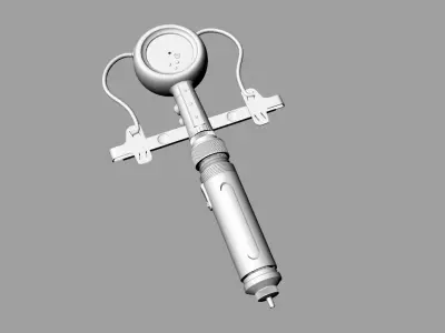 Fallout Stimpack Miniature prop Replica 3D print model