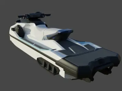 Ski-Jet 3D model