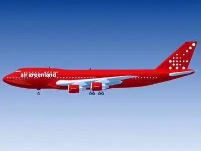 GreenLand Airlines 3D model