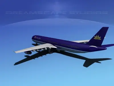 Airbus A340-600 Air Vietnam 3D model