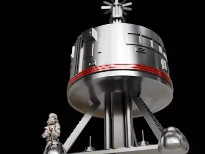 The Palomino Spacecraft 3D print model