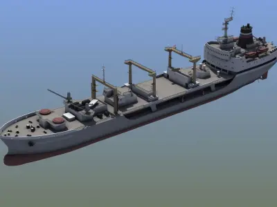Boris Chilikin Fleet Oiler 3D model