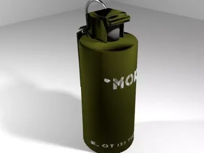 Hand Grenade Smoke Signal 3D model