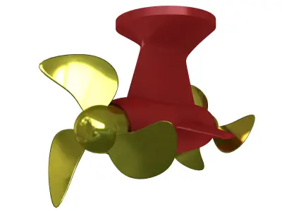 AZIMUTH THRUSTER PROPELLER 3D model