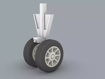 Sea King Wheels Low-poly 3D model