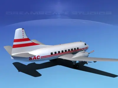 Martin 202 SAC  3D model