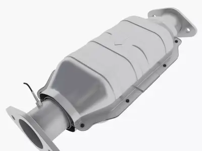 Catalytic Converter Low-poly 3D model