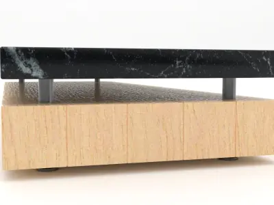 Coffee table Free low-poly 3D model order