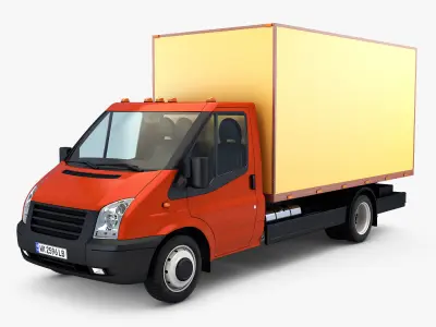 Mini Truck Box v 1 3D model