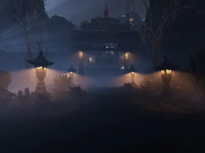 Chinese Historic House 3D model