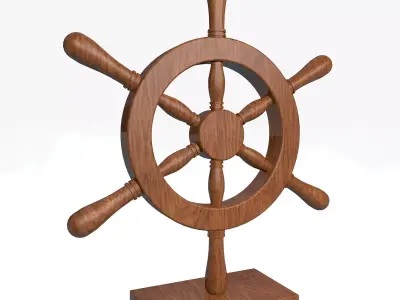 Nautical Wheel 3D model