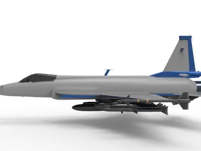 JF-17 Thunder 3D model