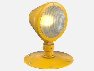 Taxiway Approach Light Low-poly 3D model