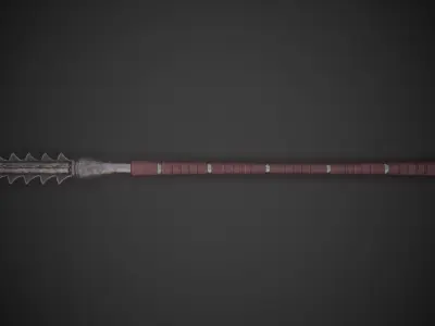 Big Ol Mace Low-poly 3D model