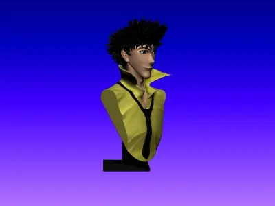 Cowboy Bebop - Spike Spiegel Bust 3D print model