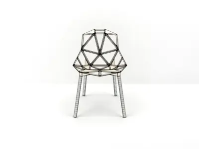 commercial design chair 3D model