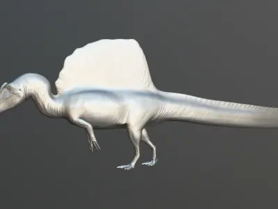 Spinosaurus aegyptiacus Low-poly 3D model
