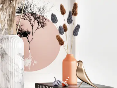 Decorative set-002 3D model