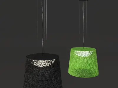 Wind Outdoor Pendant Light - 4075 3D model