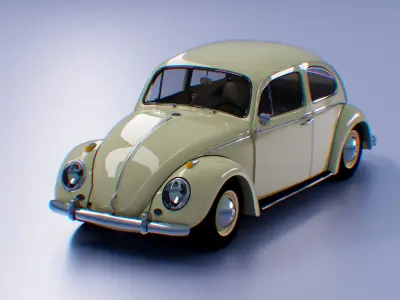 Volkswagen Beetle 1963 Free 3D print model