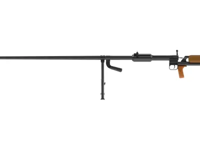 PTRD-41 machine gun 3D model