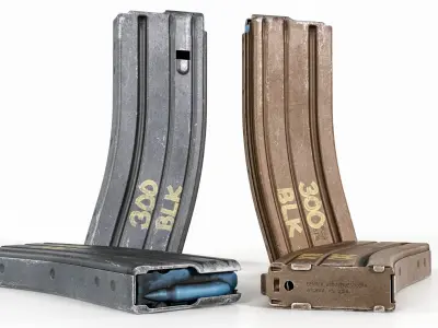 USGI EPM 30 Round M4 Magazine Free low-poly 3D model