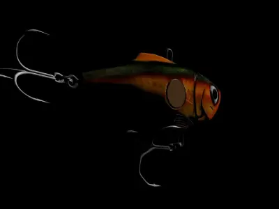 clack and rap  Rapala Crank bait 3D model