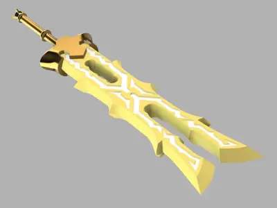 Great Thunderblade 3D printable model from legend of zelda  3D print model