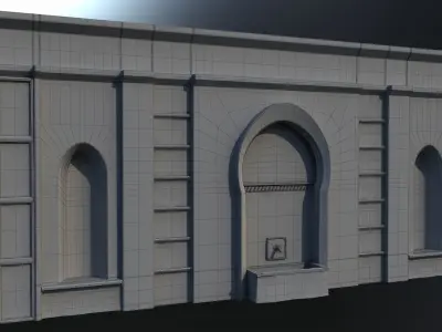 fountain cartoon 3D model