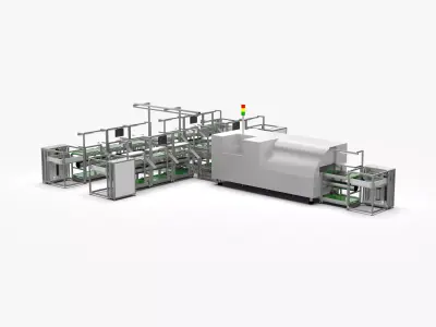 Selective Soldering Production Line 3D model