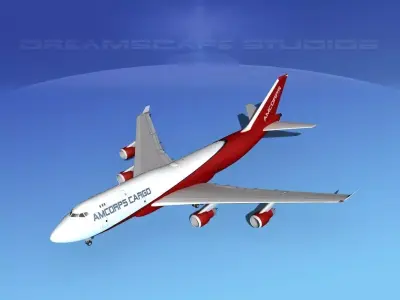 Boeing 747-400 Armcorps Cargo 3D model